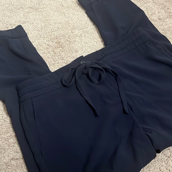 Ann Taylor LOFT Ankle Pants Dark Blue Zip Ankle Size 6 - Picture 4 of 13